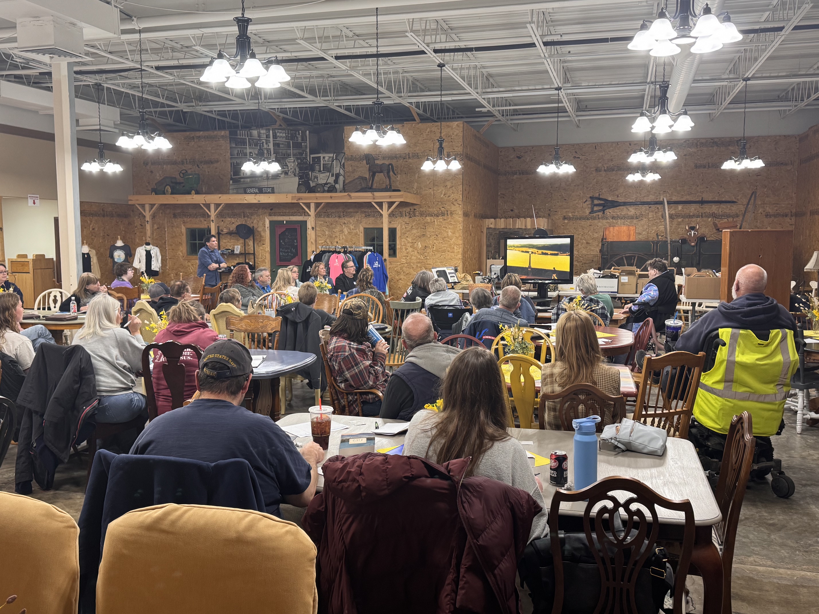 Cowboy Church Wednesday Night Bible Study gathering